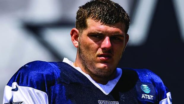 Dallas Cowboys defensive tackle John Ridgeway (95) during training camp at River Ridge Playing Fields in Oxnard, California.